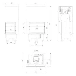 Eck-Kamineinsatz VNP Rechts 12kW Hebetür 17 Eck-Kamineinsatz VNP Rechts 12kW Hebetür -Besten Kamin Laden kamineinsatz vnp 700 480 masse 1280x1280
