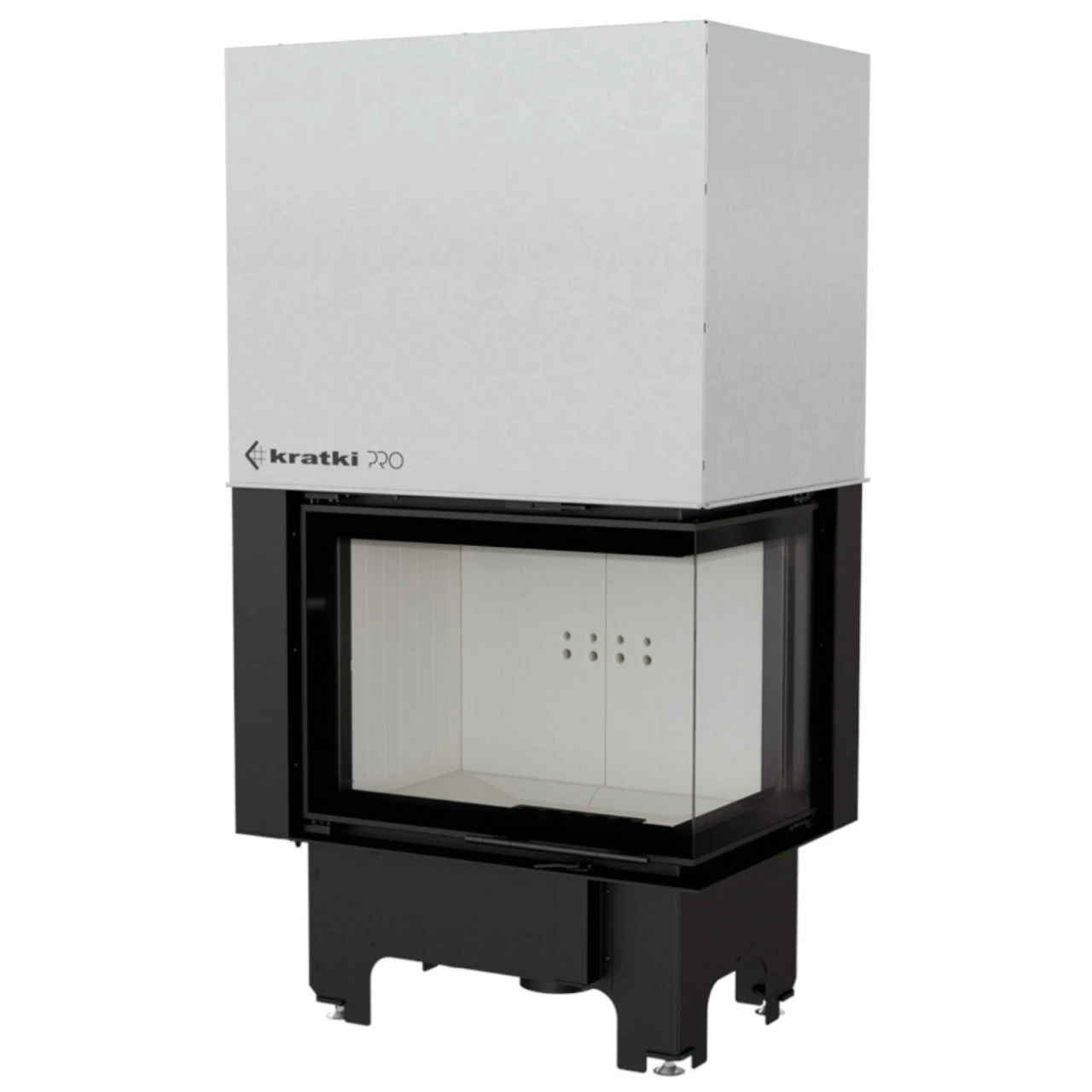 Eck-Kamineinsatz VNP Rechts 12kW Hebetür 3 Eck-Kamineinsatz VNP Rechts 12kW Hebetür