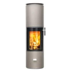 Solitherm Speicher-Kaminofen Champagner 6kW DIBT