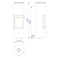 Solitherm Speicher-Kaminofen Weiß 6kW DIBT -Besten Kamin Laden kaminofen cera solitherm masse 1280x1280 1