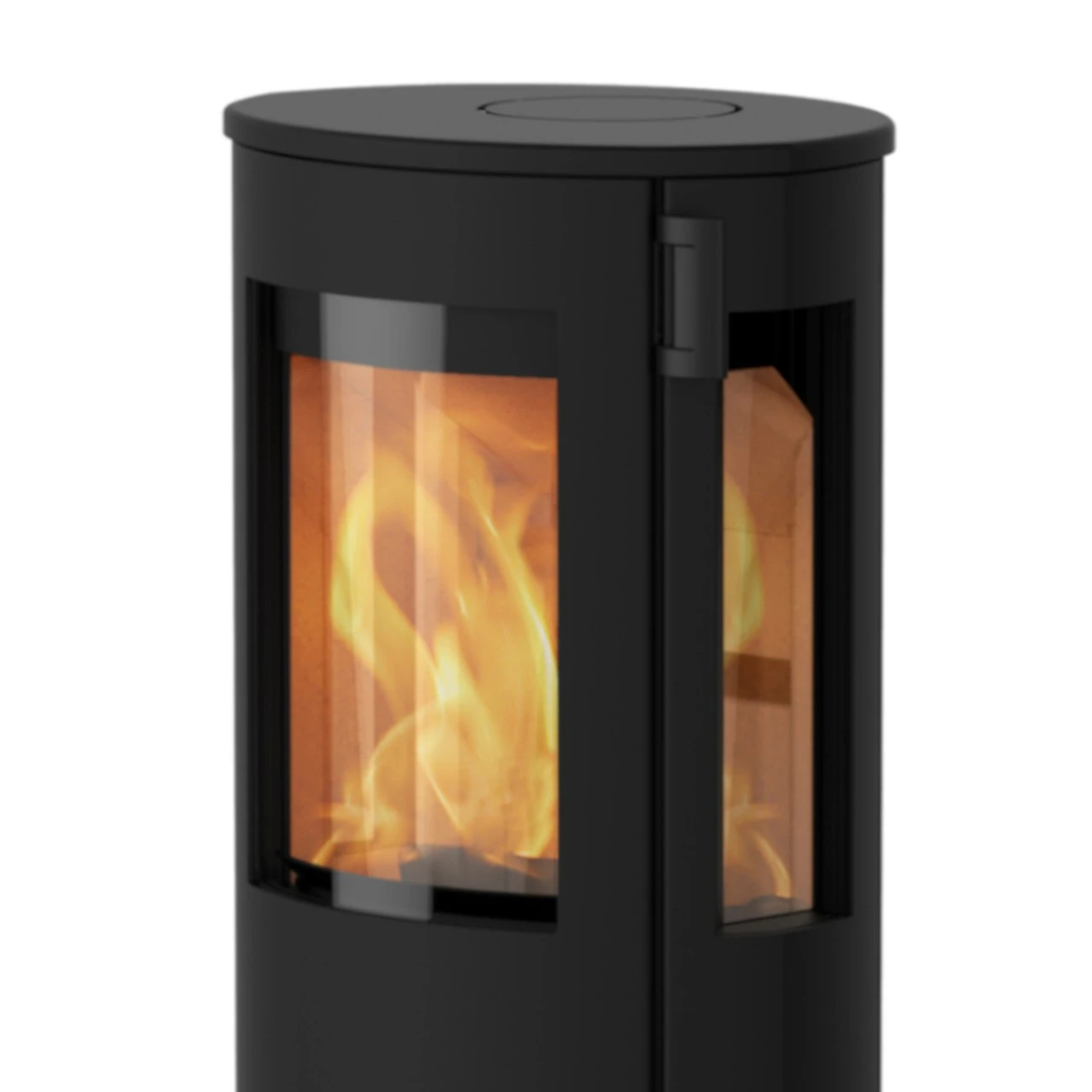 Liva 5G Panorama Kaminofen Schwarz 5kW 4 Liva 5G Panorama Kaminofen Schwarz 5kW – Bild 2