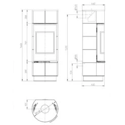 Atika Keramik Plus Weiß Kaminofen 7kW -Besten Kamin Laden kaminofen atika keramik plus masse 1280x1280 1