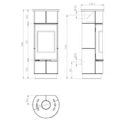 Atika Serpentino Plus Speicher-Kaminofen 7kW 17 Atika Serpentino Plus Speicher-Kaminofen 7kW -Besten Kamin Laden kaminofen atika serpentino plus masse 1280x1280