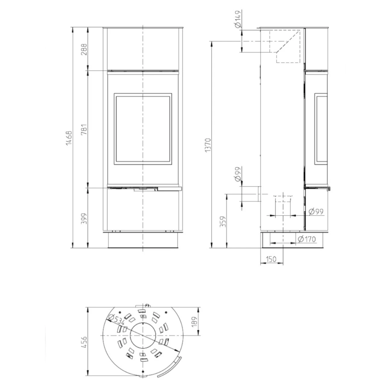 Atika Steel Speicher-Kaminofen 7kW Schwarz 18 Atika Steel Speicher-Kaminofen 7kW Schwarz – Bild 16