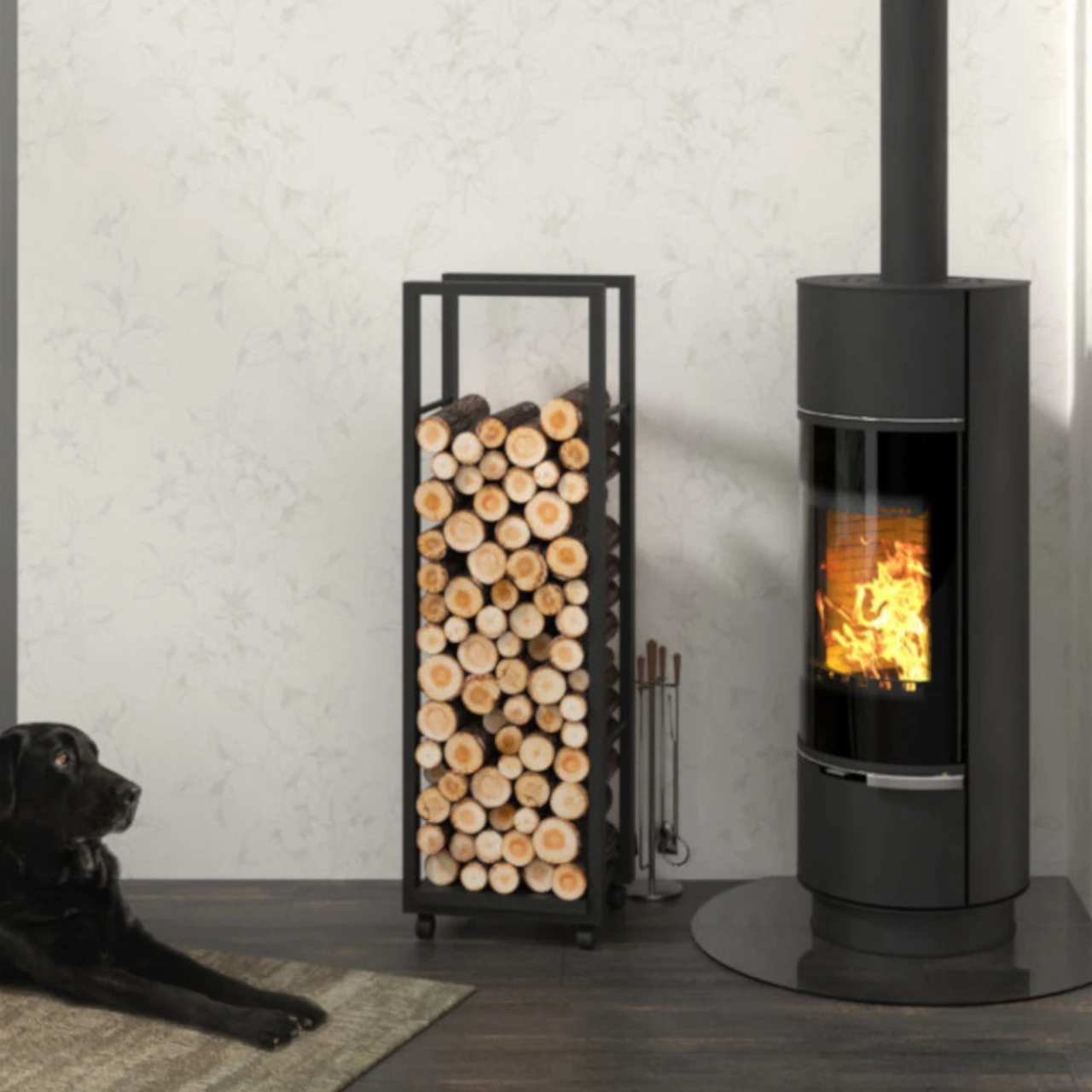 Atika Steel Speicher-Kaminofen 7kW Schwarz 7 Atika Steel Speicher-Kaminofen 7kW Schwarz – Bild 5