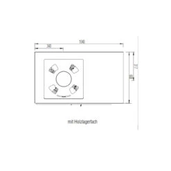 Kera Xtra Designer Kaminbausatz 6kW Wärmespeicherung -Besten Kamin Laden kera xtra masse4 1280x1280