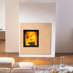 Kera Xtra Designer Kaminbausatz 6kW Wärmespeicherung -Besten Kamin Laden kera xtra sandstein2 1280x1280