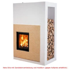 Kera Xtra Designer Kaminbausatz 6kW Wärmespeicherung -Besten Kamin Laden kera xtra sandstein4 1280x1280