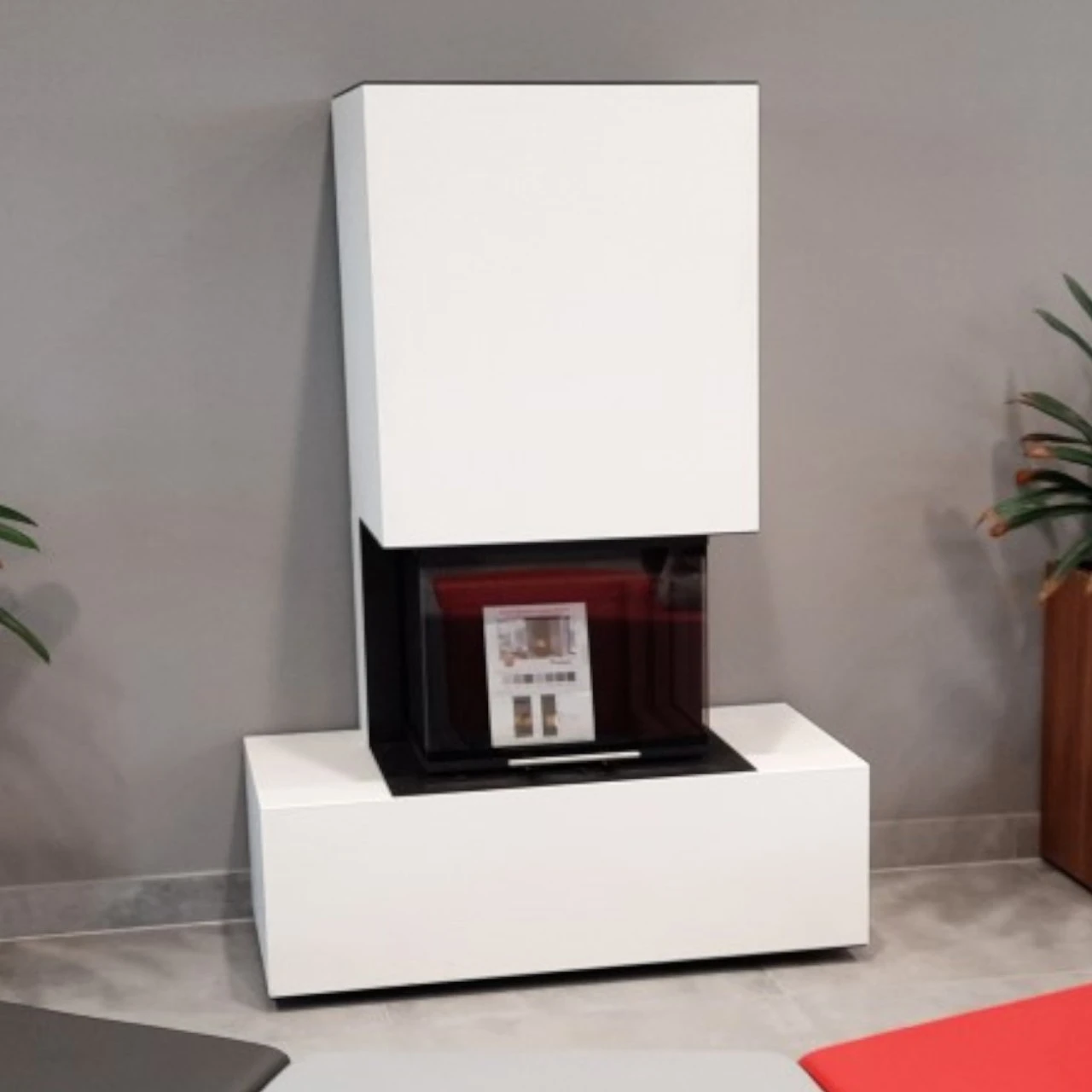 Panorama Keramik Kaminbausatz Mit Bank 3XLTH 6kW 5 Panorama Keramik Kaminbausatz Mit Bank 3XLTH 6kW – Bild 3