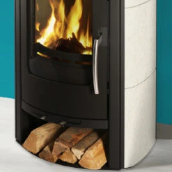 Caron Aqua Wasser Kaminofen 7+3 KW Schwarz Mit Kacheln Ahorn -Besten Kamin Laden koppe caron aqua ahorn schwarz unten 1280x1280 1