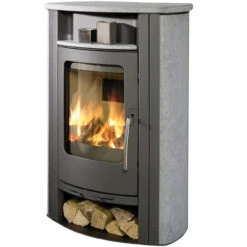 Besten Kamin Laden 31 Caron Aqua Wasser Kaminofen 4+3 Gussgrau Serpentinstein