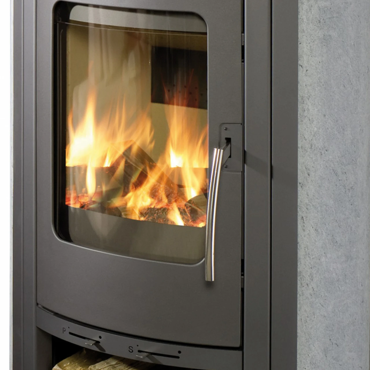 Caron Aqua Wasser Kaminofen 4+3 Gussgrau Serpentinstein 7 Caron Aqua Wasser Kaminofen 4+3 Gussgrau Serpentinstein – Bild 5