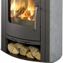 Caron Aqua Wasser Kaminofen 7+3 KW Gussgrau Mit Serpentinstein -Besten Kamin Laden koppe caron aqua serpentino gussgrau unten 1280x1280