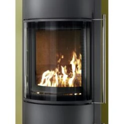 Nexus Aqua 180° Panorama Wasser Kaminofen 7+4 KW Gussgrau -Besten Kamin Laden koppe nexus aqua gussgrau tuer 1280x1280