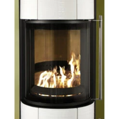 Nexus Aqua 180° Panorama Wasser Kaminofen 7+4 KW Weiß Kacheln -Besten Kamin Laden koppe nexus aqua kacheln weiss front 1280x1280 1