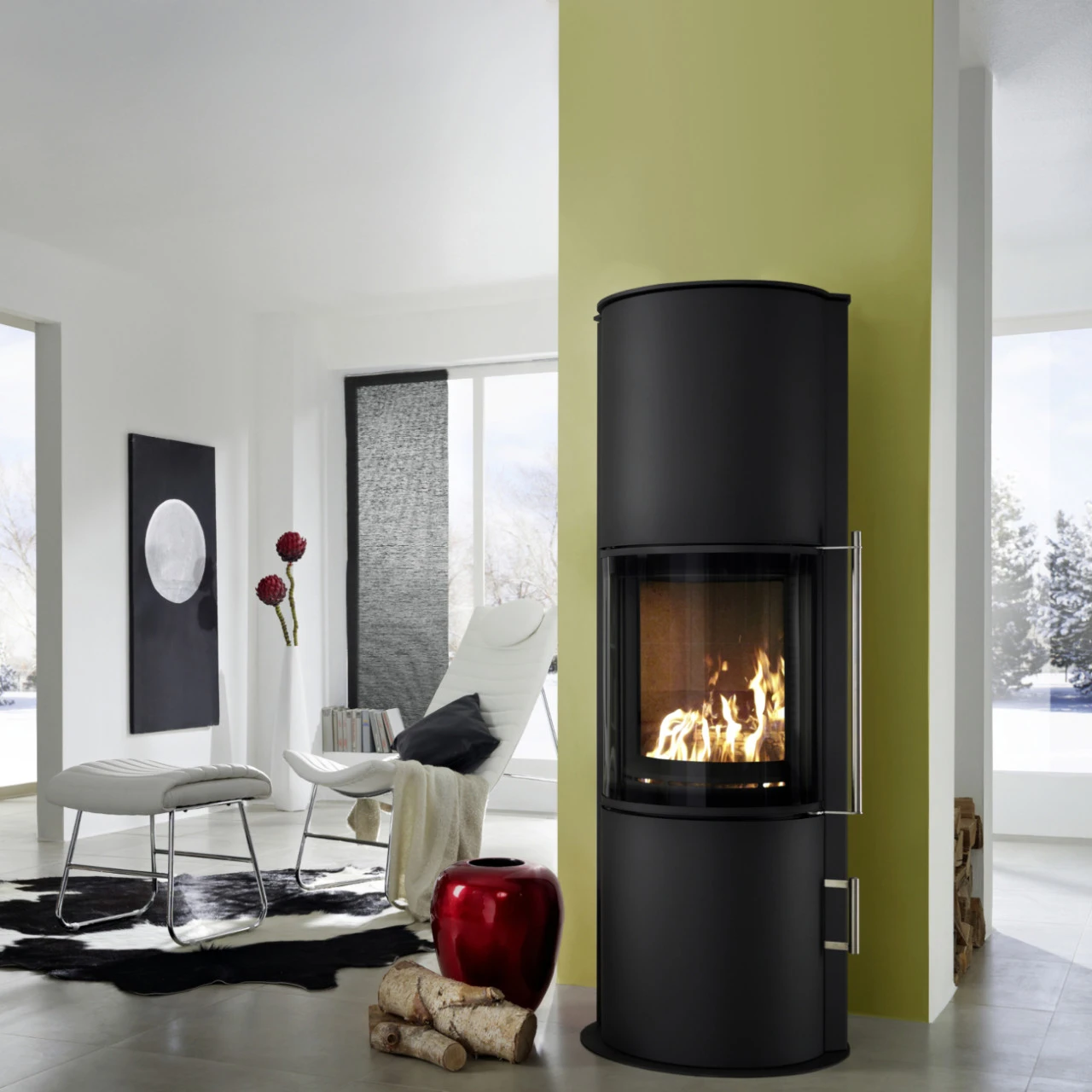 Nexus Aqua 180° Panorama Wasser Kaminofen 7+4 KW Schwarz 3 Nexus Aqua 180° Panorama Wasser Kaminofen 7+4 KW Schwarz