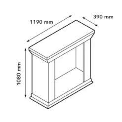 Kos Lucius LED Kamin Weiß -Besten Kamin Laden kos ethanolkamin masse 1280x1280 7
