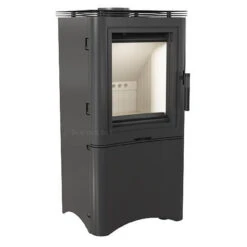 Koza K5/S/W/D Kaminofen 7kW Schwarz Holzfach