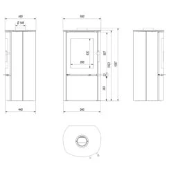 Falcon Kaminofen 10kW -Besten Kamin Laden kratki falcon 9 masse 1280x1280