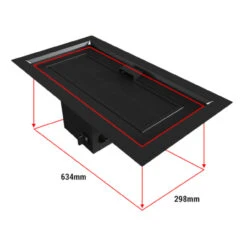 Outdoor Einbau Gaskamin / Heizstrahler 73x39 Mit 13kW 10 Outdoor Einbau Gaskamin / Heizstrahler 73x39 Mit 13kW -Besten Kamin Laden kratki aqf06 einbau gaskamin heizstrahler masse2 1280x1280