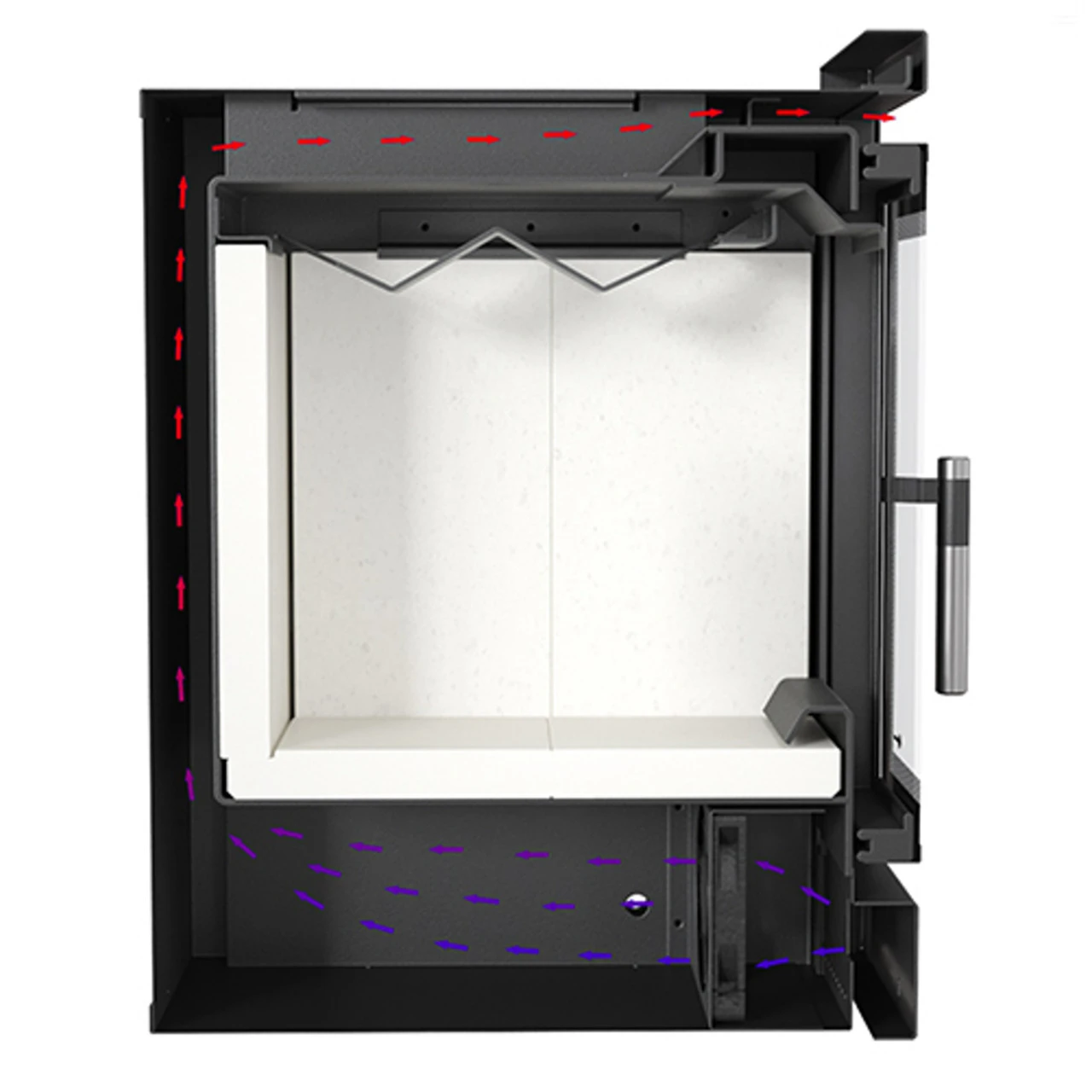 Arke 95 Warmluftkaminkassette 14 KW Mit Ventilator 13 Arke 95 Warmluftkaminkassette 14 KW Mit Ventilator – Bild 11