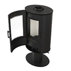 Koza AB/S/N/O/Glass Drehbarer Kaminofen 8kW Schwarze Kacheln -Besten Kamin Laden kratki kosa ab s n glass tueryohUv1flbk2Ev 1280x1280