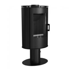 Koza AB/S/N/DR Black Edition Kaminofen 8kW Trompetenfuß -Besten Kamin Laden kratki koza absn black kaminofen web2 1280x1280