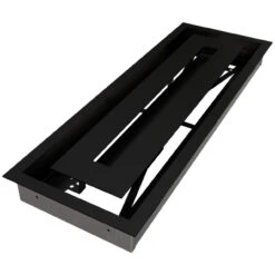 Design Lüftungsgitter / Revisionsgitter Wind Schwarz -Besten Kamin Laden kratki l ftungsgitter wind 17x49 schwarz 4 1280x1280