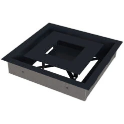 Design Lüftungsgitter / Revisionsgitter Wind Graphit -Besten Kamin Laden kratki l ftungsgitter wind 22x22 graphit4 1280x1280