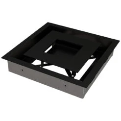 Design Lüftungsgitter / Revisionsgitter Wind Schwarz -Besten Kamin Laden kratki l ftungsgitter wind 22x22 schwarz 4 1280x1280