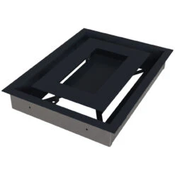 Design Lüftungsgitter / Revisionsgitter Wind Graphit -Besten Kamin Laden kratki l ftungsgitter wind 22x30 graphit4 1280x1280