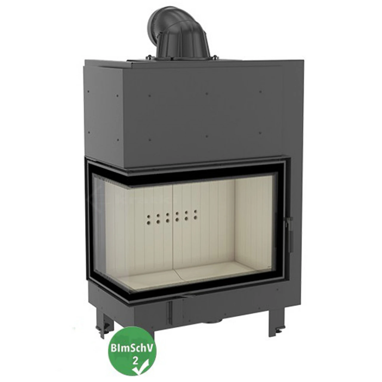 MBA Warmluft-Eckkamineinsatz 17kW Linksverglast 3 MBA Warmluft-Eckkamineinsatz 17kW Linksverglast