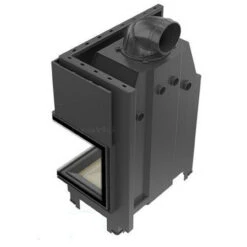 MBA17 Warmluft-Eckkamineinsatz 17kW Rechtsverglast -Besten Kamin Laden kratki mba rechts hinten 1280x1280