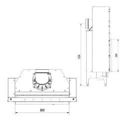 Nadia 13 Warmluft Kamineinsatz 13kW Mit Hebetür -Besten Kamin Laden kratki nadia 13 hebet r masse1 1280x1280