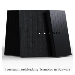 MBO15 Wassergeführter Kamineinsatz 15kW Mit Hebetür -Besten Kamin Laden kratki termotec in schwarz1 1280x1280 35