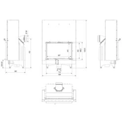 Zibi 12 Warmluft Kamineinsatz 11kW Mit Hebetür -Besten Kamin Laden kratki zibi 12 gerade hebetuer masse 1280x1280