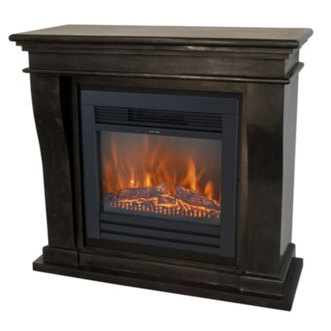 Kreta Mini Lucius Naturstein Schwarz LED Kamin 3 Kreta Mini Lucius Naturstein Schwarz LED Kamin