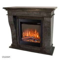 Kreta Levico Naturstein Schwarz LED Kamin -Besten Kamin Laden kreta schwarz unpoliert naturstein levico70 led kamin elektrischer kamin 1280x1280