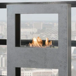 Lasize Ethanolkamin Tunnelkamin Concrete Look Keramik Brenner -Besten Kamin Laden lasize concrete look detail 1280x1280