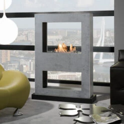 Lasize Ethanolkamin Tunnelkamin Concrete Look Keramik Brenner -Besten Kamin Laden lasize concrete look 1280x1280