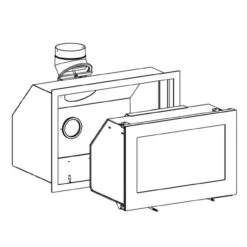 H570 Einbau-Kaminkassette 6kW -Besten Kamin Laden lotus kaminkassette aufbau 1280x1280