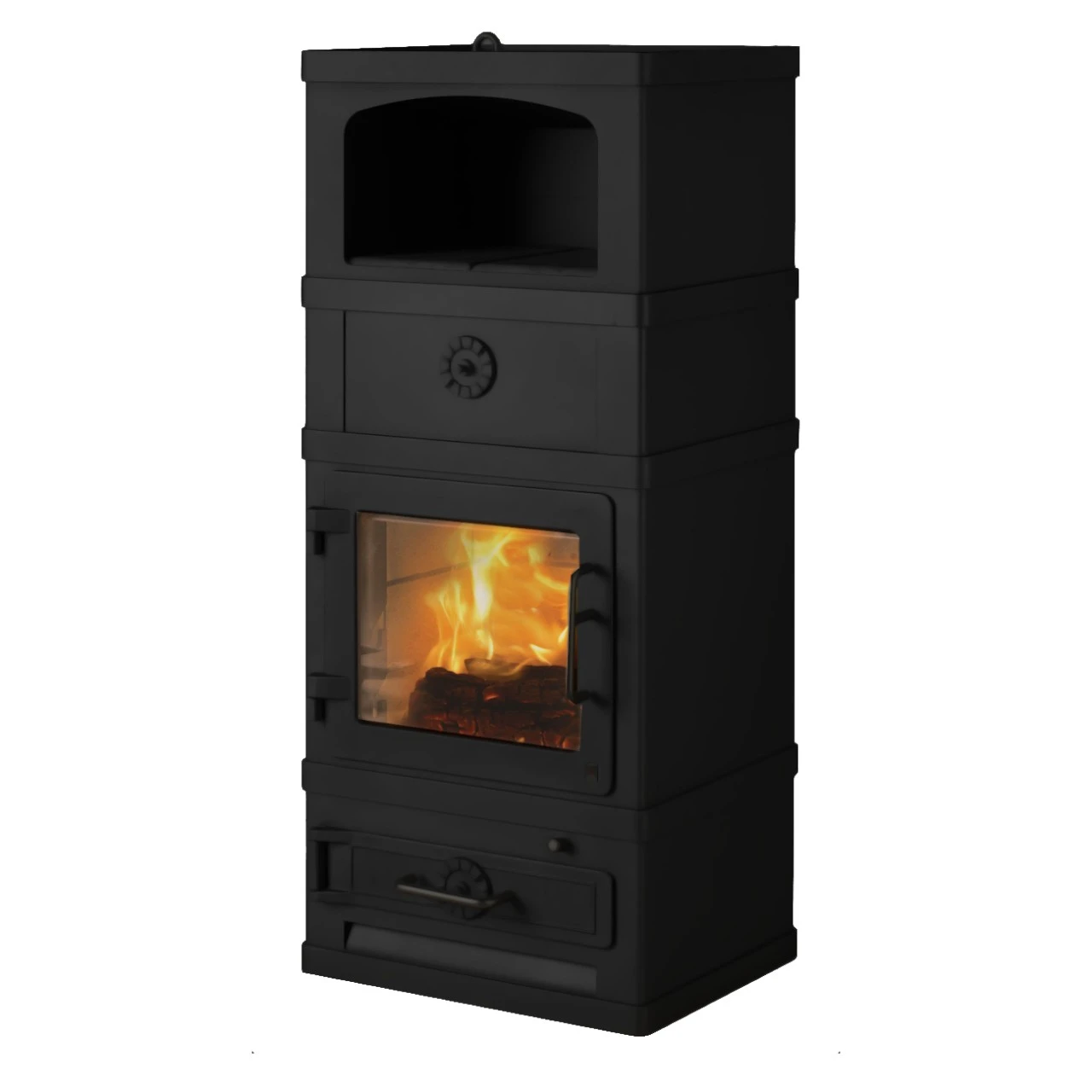 Lotus 2060 Kaminofen Mit Warmhaltefach 8kW Schwarz 3 Lotus 2060 Kaminofen Mit Warmhaltefach 8kW Schwarz