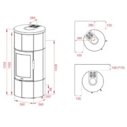 Maestro 1 Speckstein Speicher-Kaminofen 6kW -Besten Kamin Laden lotus maestro 1 kaminofen masse 1280x1280 1
