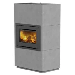 Beto 470 Beton Speicher-Kaminbausatz 6kW -Besten Kamin Laden lotus beto470 kaminbausatz grau graue tuer 1280x1280 1