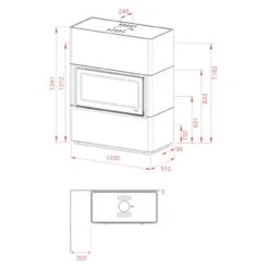 Beto 470W+ Beton Speicher-Kaminbausatz 7kW 18 Beto 470W+ Beton Speicher-Kaminbausatz 7kW -Besten Kamin Laden lotus beto470w kaminbausatz masse 1280x1280