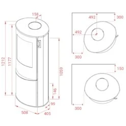 Liva 6 Kaminofen Schwarz 5kW 15 Liva 6 Kaminofen Schwarz 5kW -Besten Kamin Laden lotus liva 6 masse 1280x1280