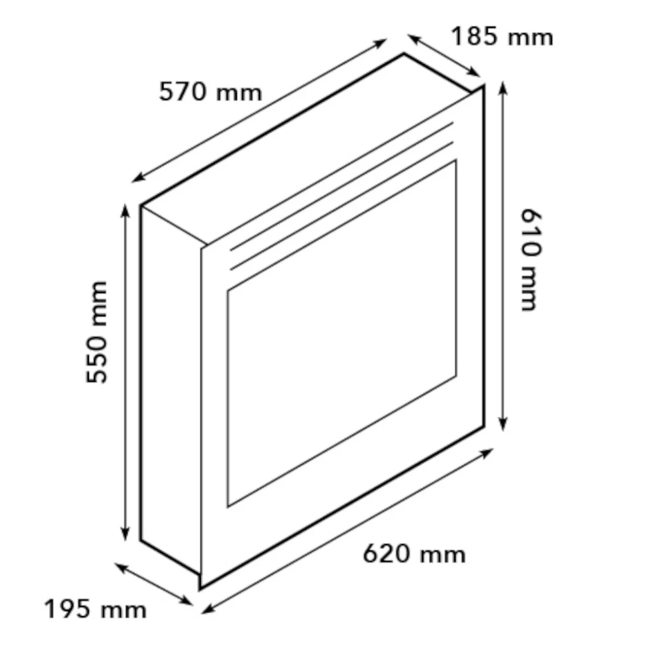 Nero Lucius Naturstein Weiß LED Kamin 8 Nero Lucius Naturstein Weiß LED Kamin – Bild 6