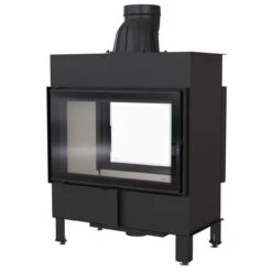 Lucy 14 Tunnel Panorama Kamineinsatz 14kW -Besten Kamin Laden lucy 14 tunel seite 1280x1280