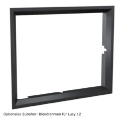 Lucy 12 Wasserführender Kamineinsatz 12kW Black Edition -Besten Kamin Laden lucy12 blendrahmen 1280x1280 1