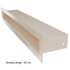 Luftleiste TUNNEL Creme Verschiedene Größen -Besten Kamin Laden luft 9 40 creme 1280x1280